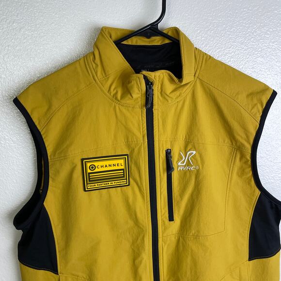 Revolution Race Hypershell Jacket Medium Mens Yellow Outdoors Hiking Full Zip - Picture 3 of 9